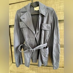 Vince Women's Slate Belted Trench Coat